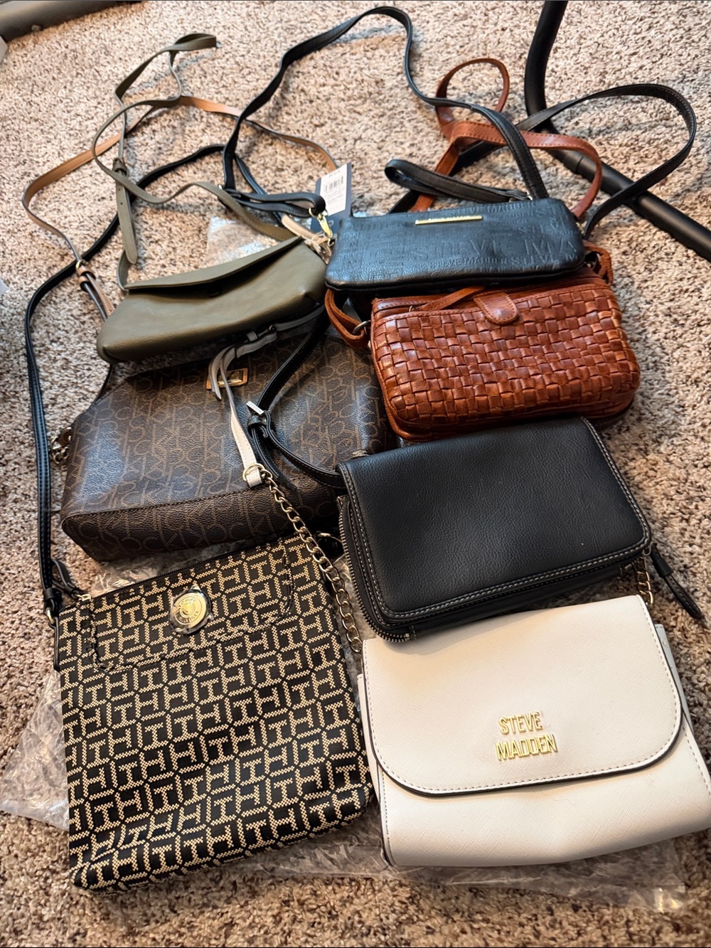 Lot of 7 Crossbody purses